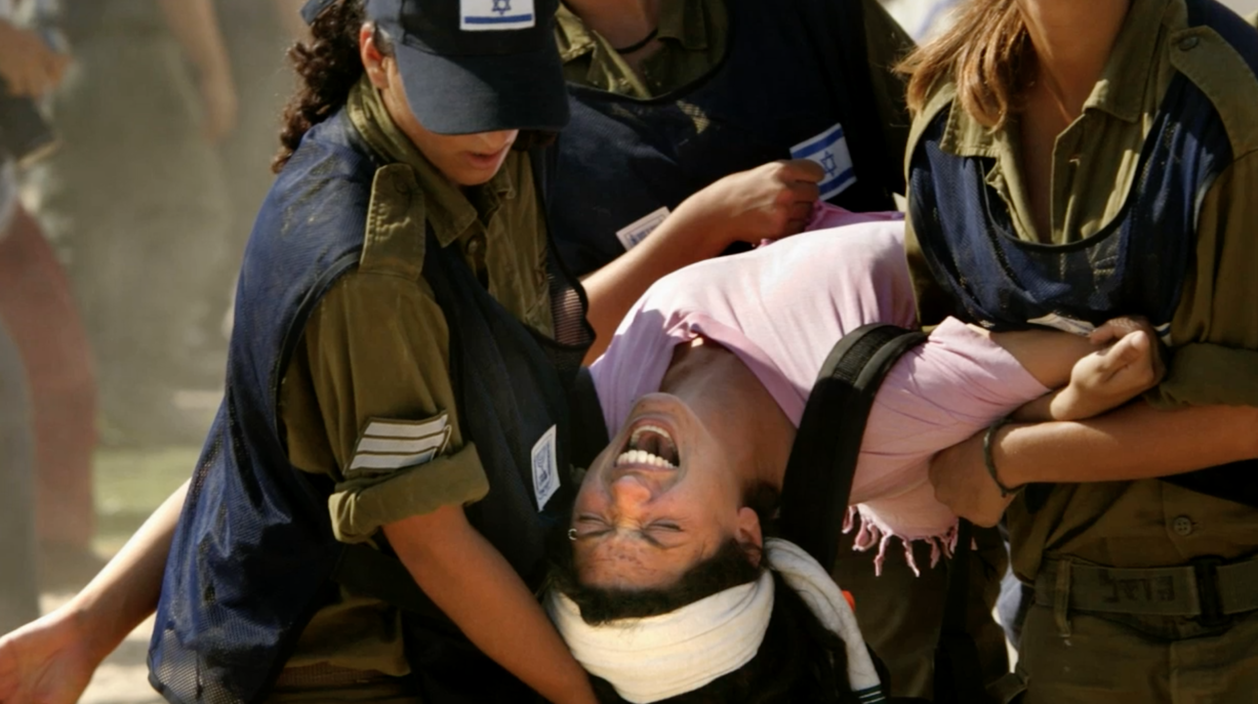 Settler Evicted by Soldiers